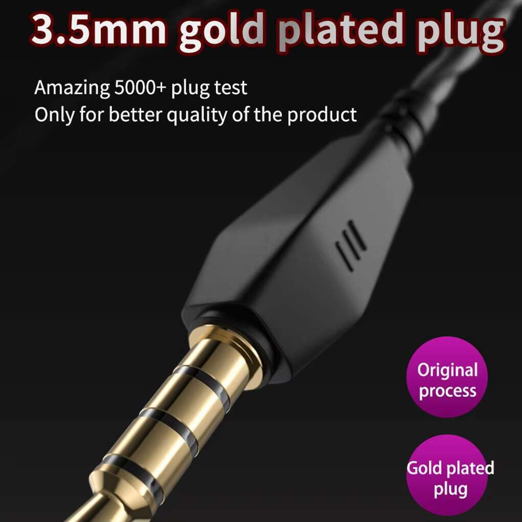 Driver Hifi Sport 3.5mm In-ear Headphones Running Microphone Earphone Music Earbuds Factory Wholesale Copper LED AAC