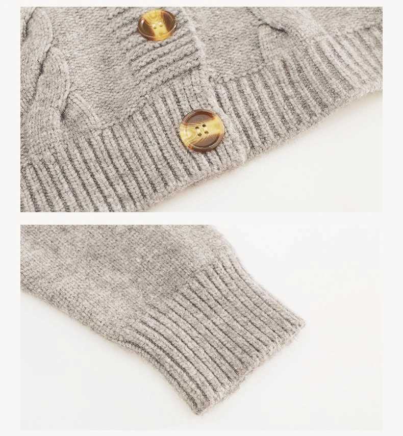 2025 New Women Sweaters V Neck Long Sleeve Short Cardigan Jumpers Knit Single Breasted Tops Slim Fit Solid Spliced ElegantT251101