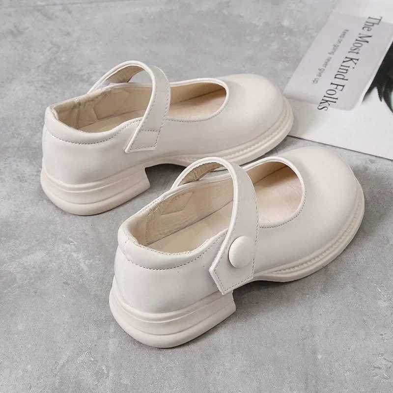 Girls Princess Shoes Glossy 2024 Fashion Soft Sole Kids Leather Flats Korean Style Children Flats Shoes Black Performance ShoesT251101