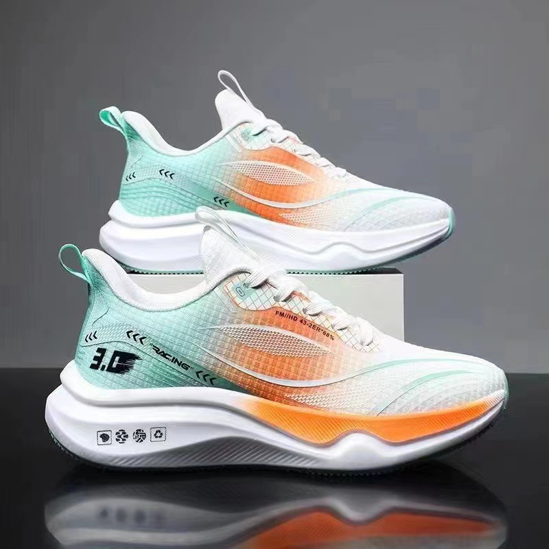 Free shipping designer Running Shoes for men 2025 summer new sport outdoor Breathable Massage Height Increasing Blue green orange size 39-44