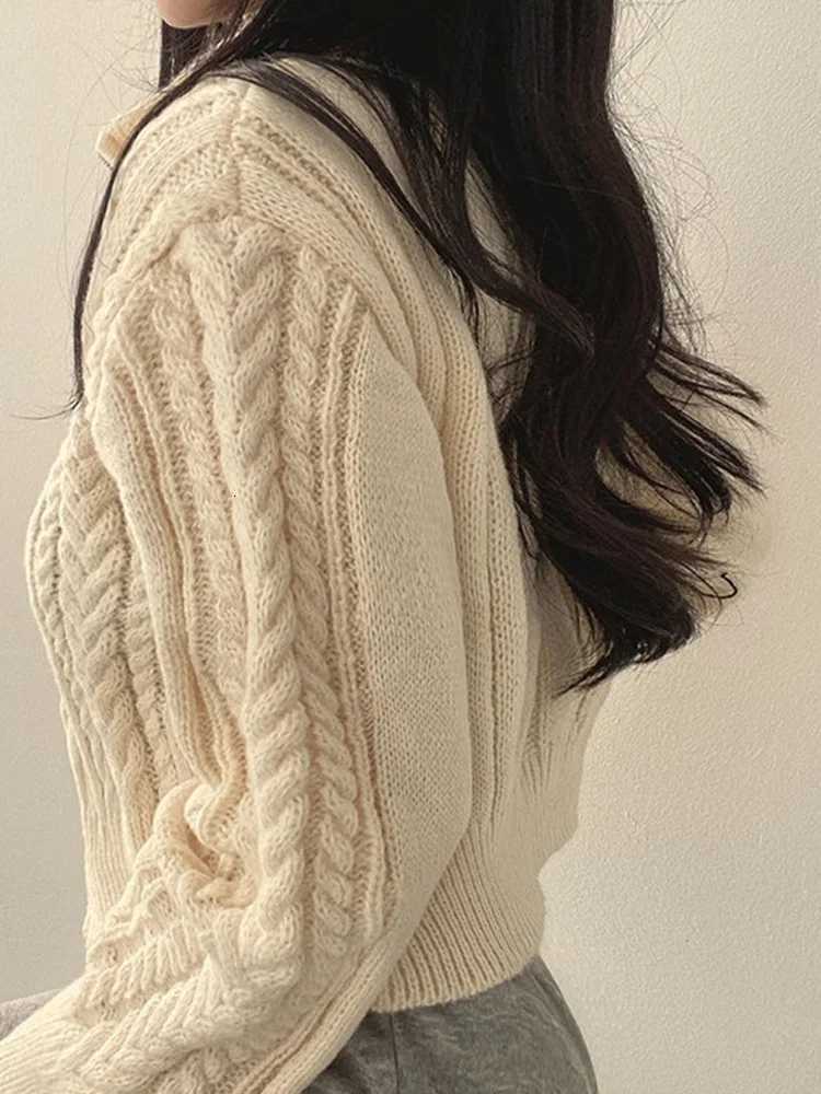 New Fahsion Zipper Long Sleeve Knitted Cardigan Women Sweaters Autumn Winter Slim Elegant Womens Sweaters Coat Winter ClothesT251101