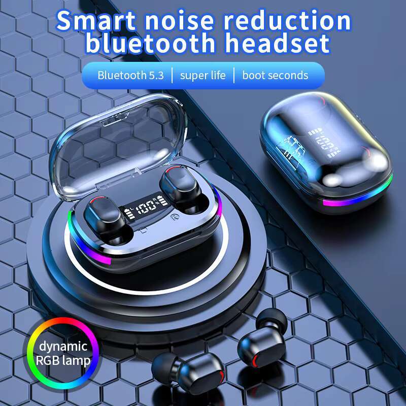 K10 TWS True Wireless Bt5.3 Earphone Touch Control Stereo Headset Sport Earphones Waterproof Earbuds LED Display