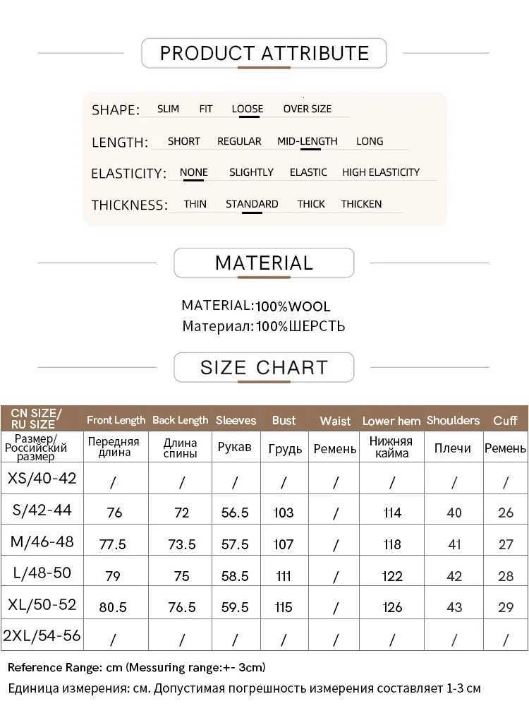 AMII Minimalist Old Money Woolen Coat for Women 2023 Winter Slit Blazer Collar Medium Long Doublesided Tweed Jacket 72324001T251101