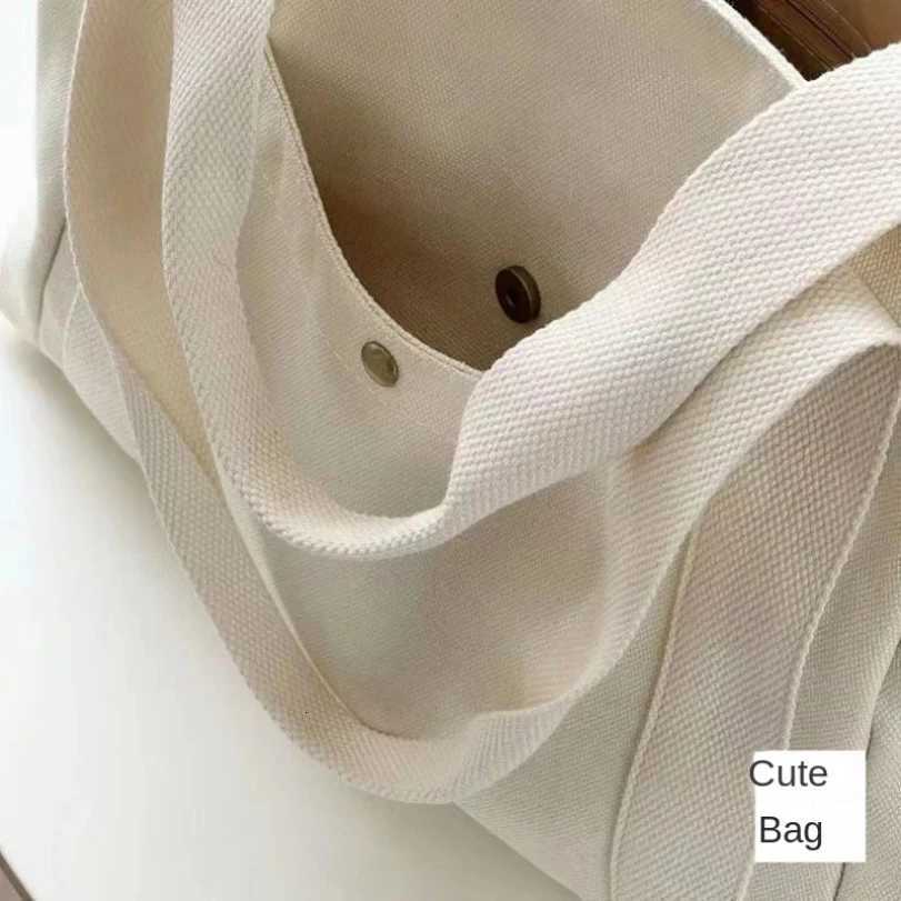 Large Capacity Canvas Solid Letter Tote Bag Versatile Handbag for Commuter Work Student Class Underarm Womens Bag shopping bagW251101