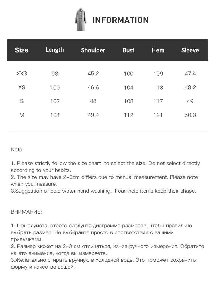 ZIQIAO Crafty Studio Wool Coat for Petite Women with Horn Buttons Standing Collar and DoubleFaced Design 2025 New CollectionT251101