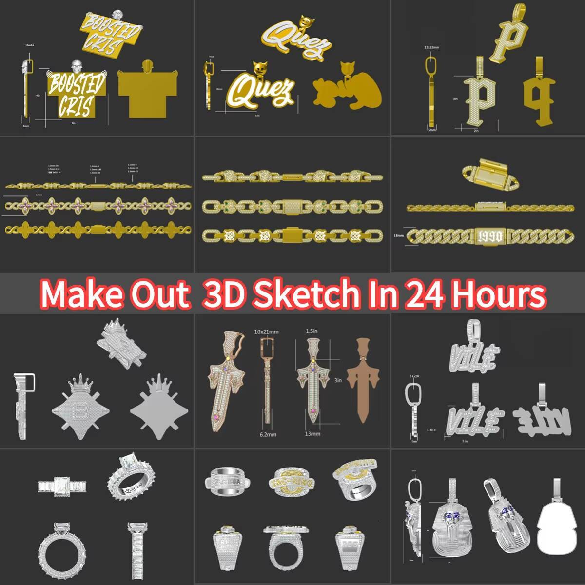 Road Runner Charm Custom Cartoon Character Iced Out Moissanite Pendant Hiphop Jewely Sterling Silver Two Tone Diamond Pendant