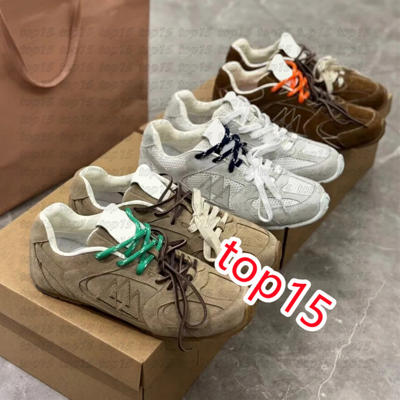 Designer Canvas Casual Platform shoes suede leather sneakers Low Heel flats Knot Loafers Luxury Women Running irregularity Matte Canvas Running shoes b303