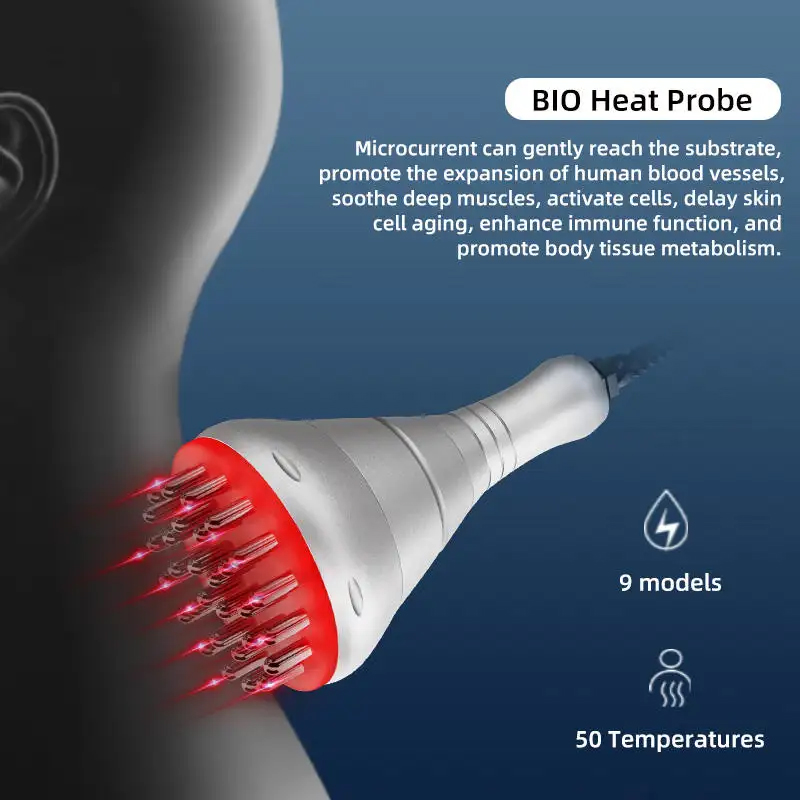 New 2026 Upgrade 448K Radio Frequency Face Lifting Skin Tightening Thermal Diathermy 9 Handles + EMS Pads Lymph Drainage Body Contouring Fat Loss Mach