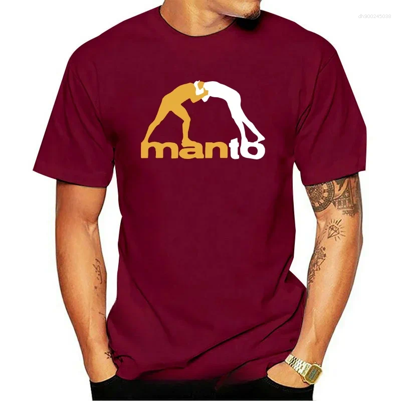 Men's T Shirts Heavyweight Informal Arrival Vintage Manto Gi BJJ Jiu Jitsu Tees Black S-5XL T-shirts Summer Plus Size TEE Shirt