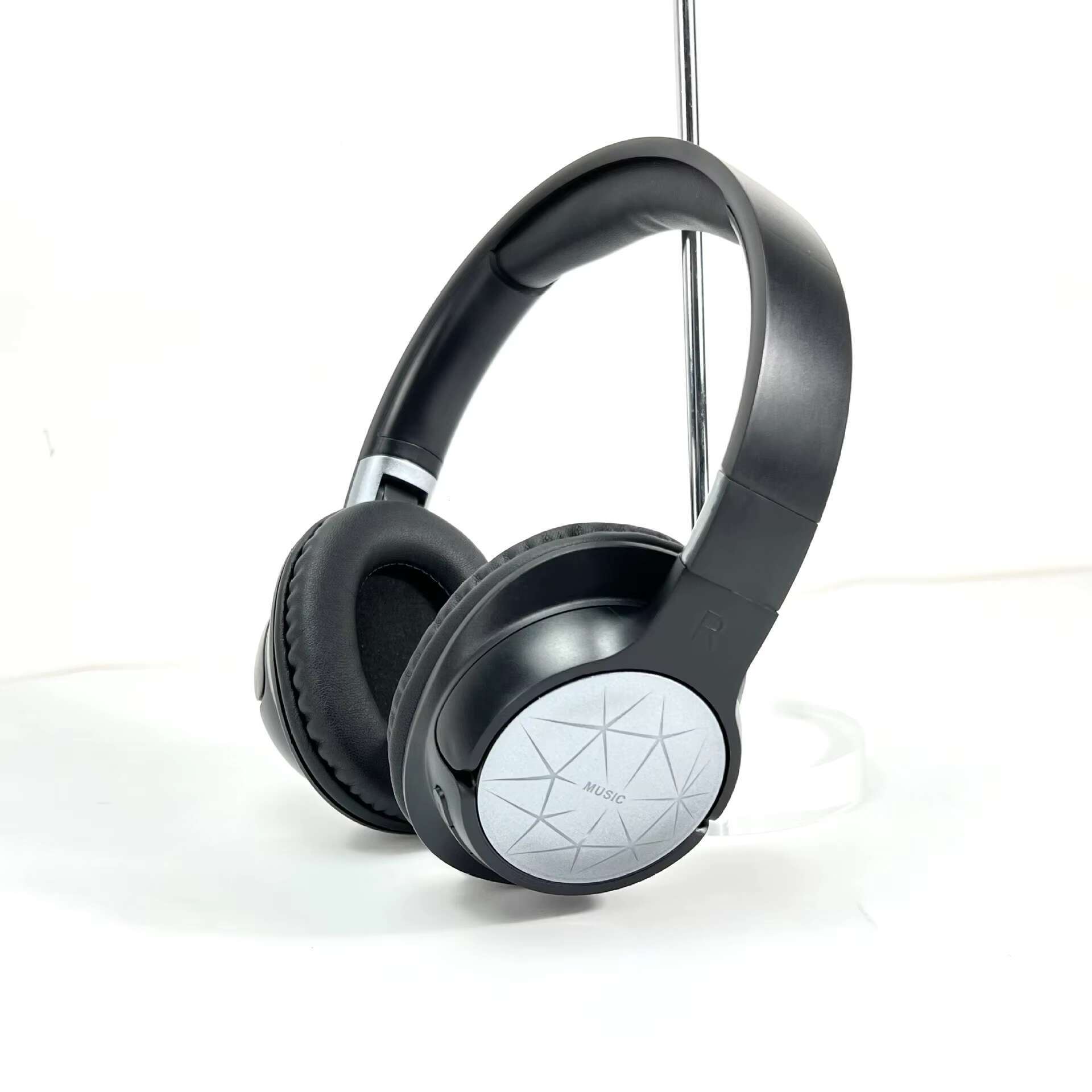 Foldable Wireless LED Headset with HiFi Surround Sound Waterproof Over-Ear In-Ear Headphones for Cool Boys and Girls