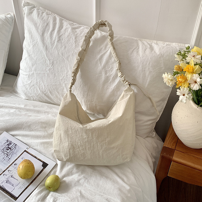 Design Tote Bag Female Casual Large Capacity Dumpling Bag Commuting Dual-use Student Crossbody Shoulder Bag