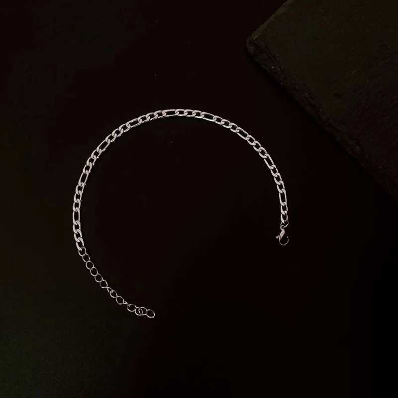 Stainless Steel Bracelet Set with Box Chain and Cuban Link - Mens Fashion Jewelry Gift - Dad Boyfriend Husband Y250329