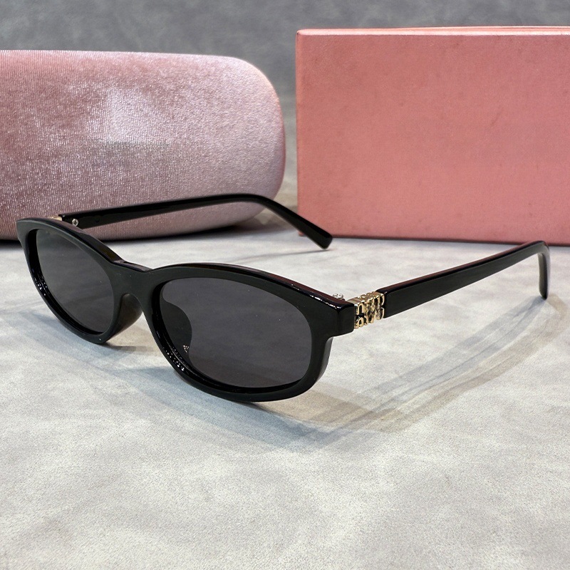 Classic Cateye Women Sunglasses Vintage Monogram Anti-glare Cat Eye Sun Glasses Female Fashion Leopard Driving Shades UV400 MU Glasses