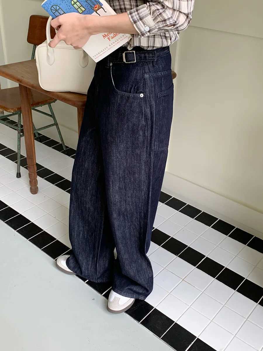 Autumn new denim pants and women wide leg straight leg jeans J251031