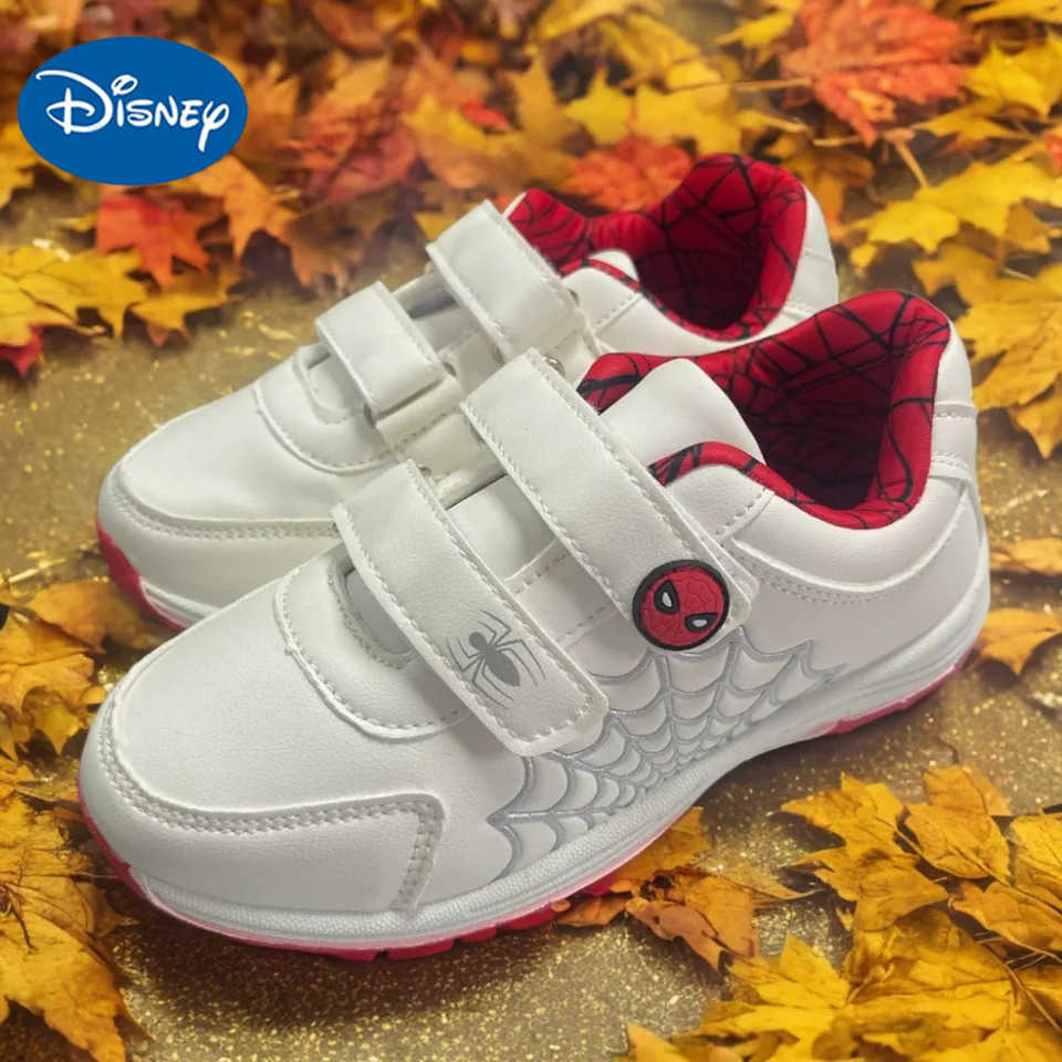 Disney Childrens Casual Shoes Cartoon Mens Womens White Shoes Running Shoes Cartoon White Black Fashion Shoes Size 3033 H251101