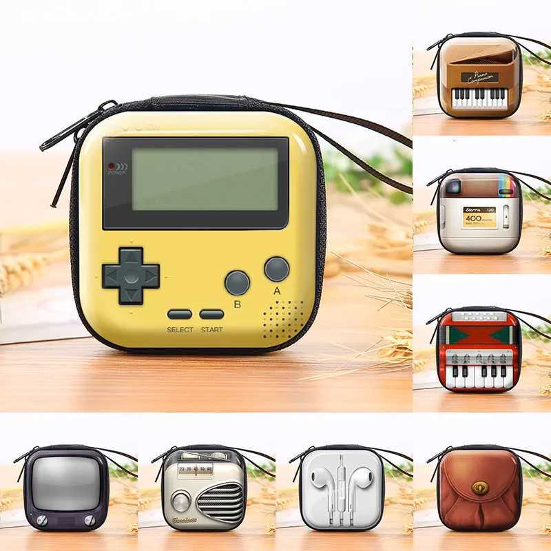Hot Creative Retro Coin Purse Cute Tinplate Square Money Bags Portable Mini Wallet Earphone Key Storage Box Girls WholesaleW251101