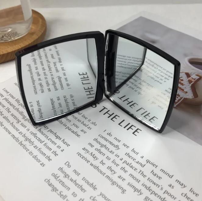 Brand Compact Mirrors Fashion Folding Velvet dust bag mirror with gift box Portable magnifying makeup mirror