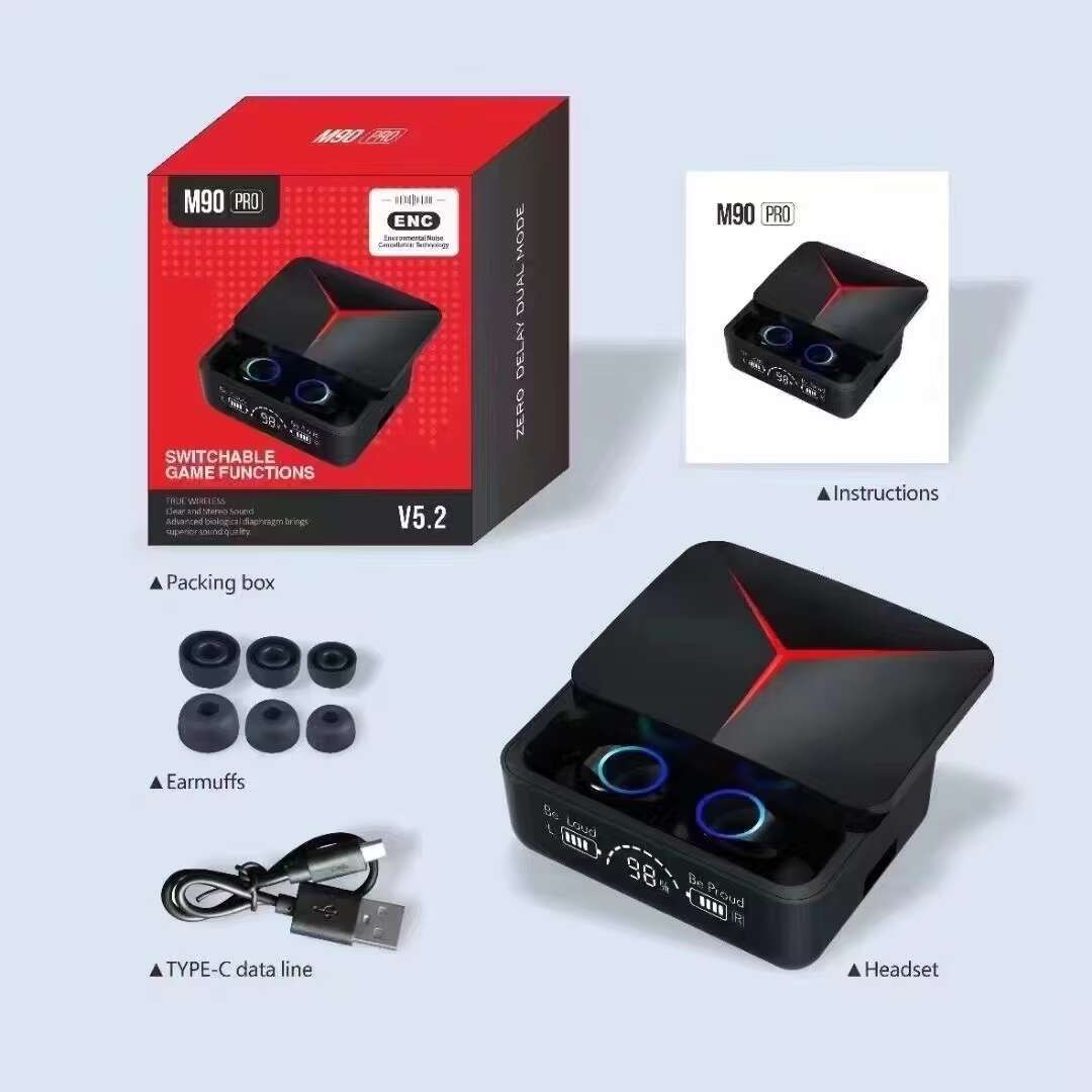 Eent Quality M90Pro TWS HiFi Earphone in Ear Headphone Wireless Handsfree Sports Earbuds
