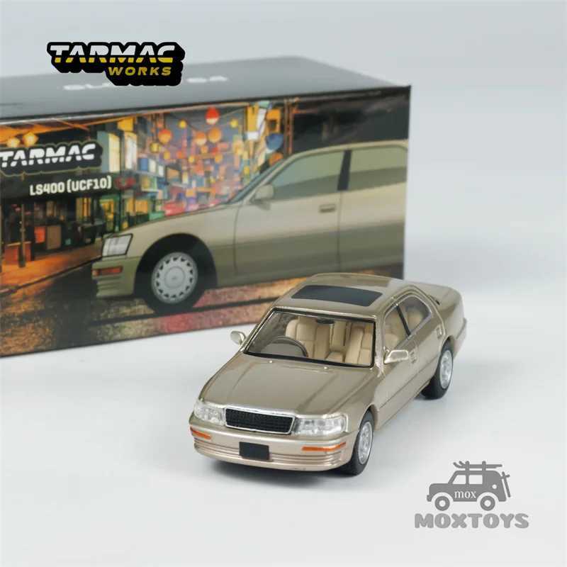 Diecast Model Cars Tarmac Works 1 64 LS400 Champagne Beige Metal Die Casting Model Car S25331