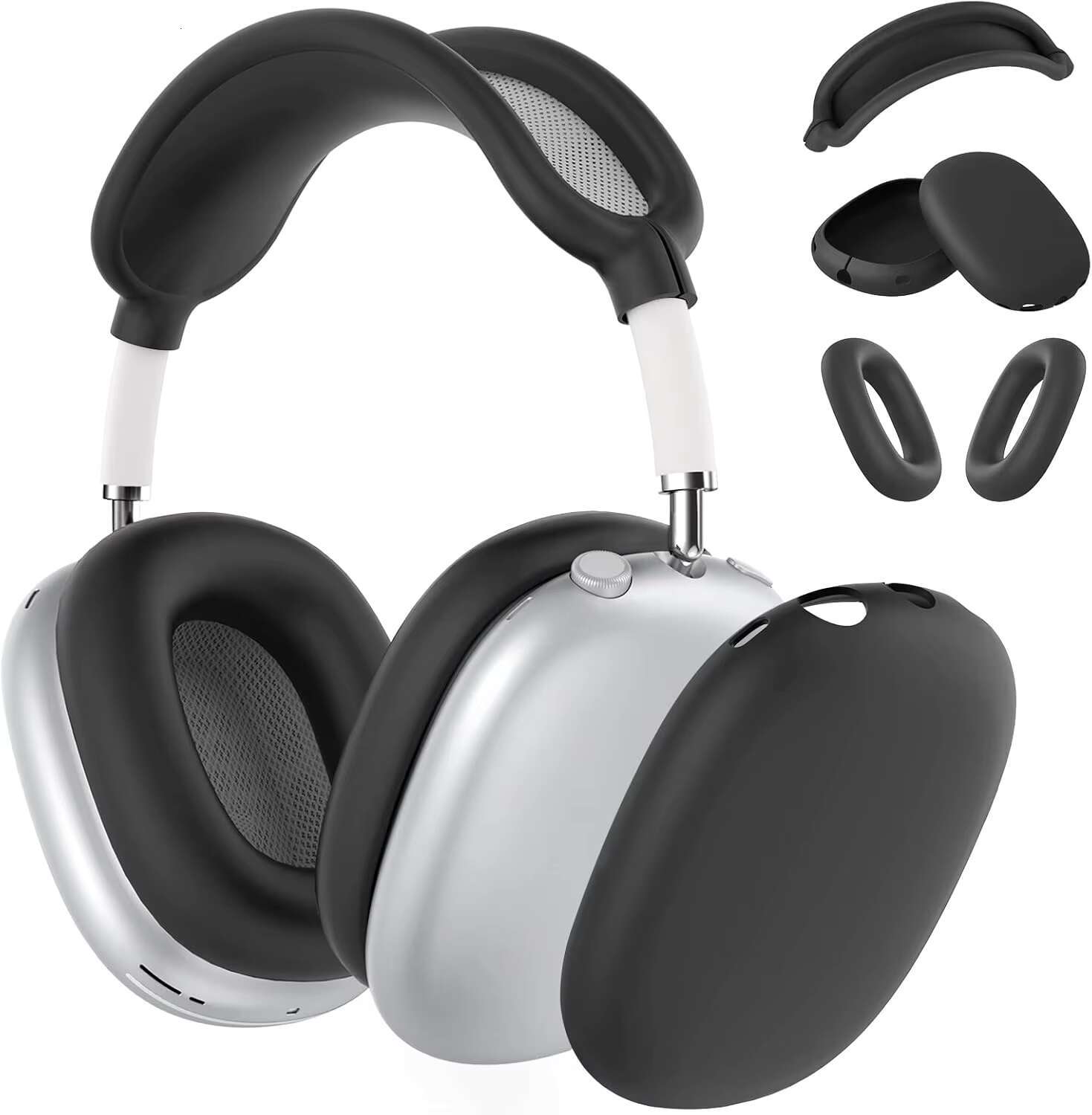 3 in 1 Silicone Case Cover for Max Headphones
