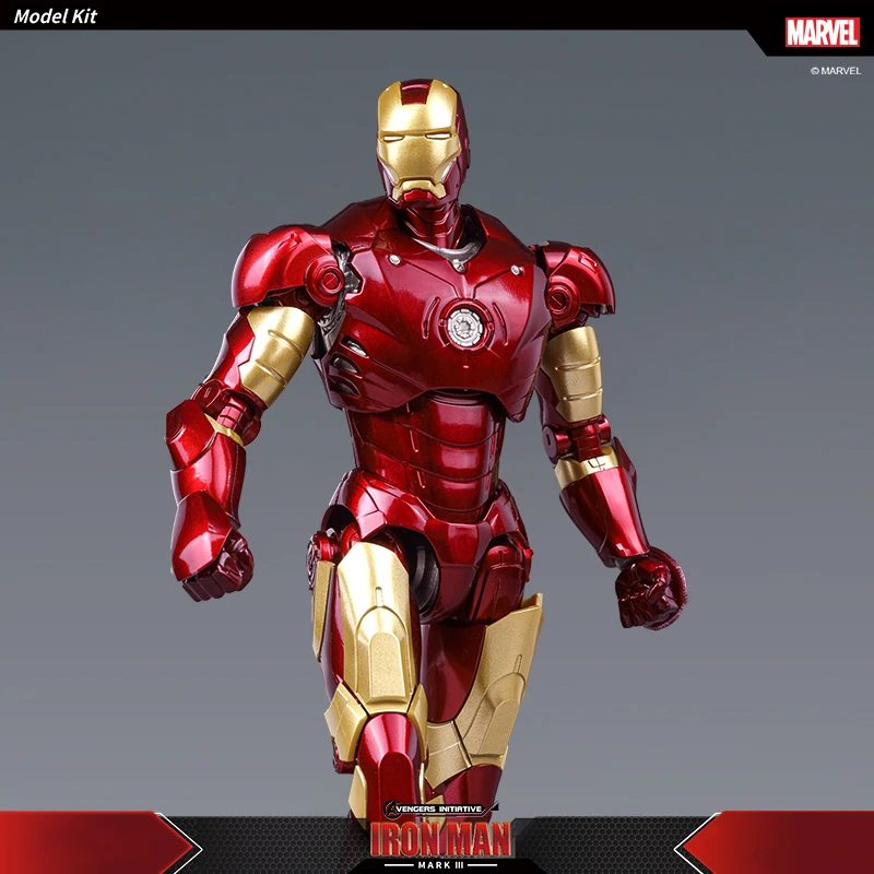 Action Figures Toy Fondjoy The Avengers Marvel Iron Man MK3 Fondjoy Assemble Toy Iron Man Model 15cm ABS Material 1/12 Scale Action Figures Toy Boy Bi