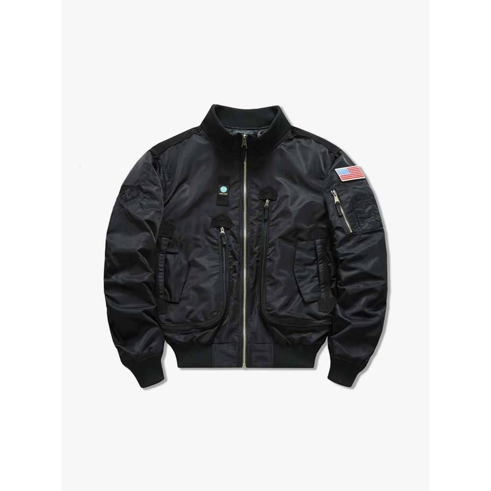 Baseball Jacket Ma-1Functional Bomber Autumn 2025 Retro Oversized Baseball Suit Coat Brand Clothing Men's Short Jacket Men Clothing