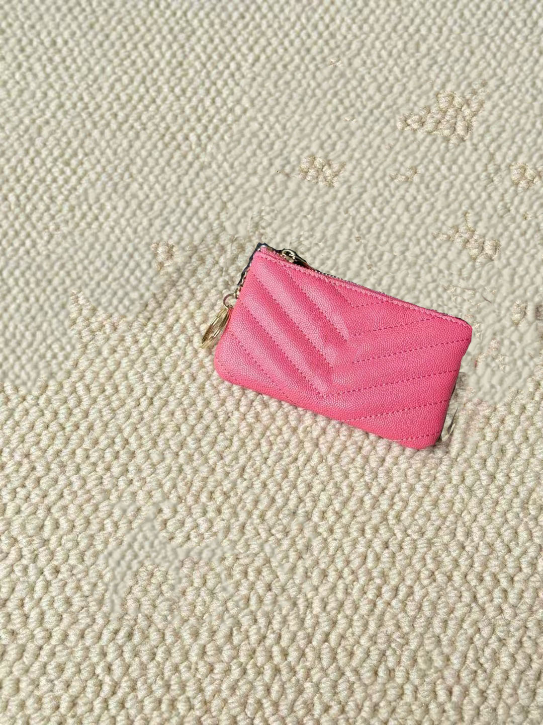 2025 New High Quality Women's Wallet Compact Trendy Fashionable Caviar Classic Zipper Wallet Mini Card Bag Zero Wallet Chiarasclosetblog 5A