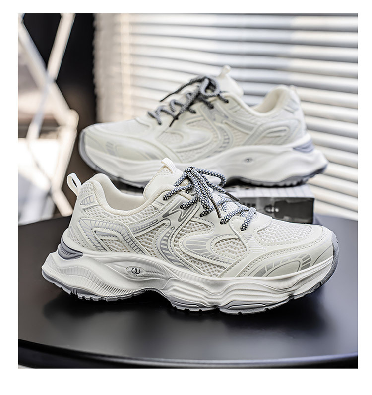 hot item free shipping 2025 summer new women men fashion sneakers black cream-coloured sport shoes running shoes breathable athleisure runners size 39
