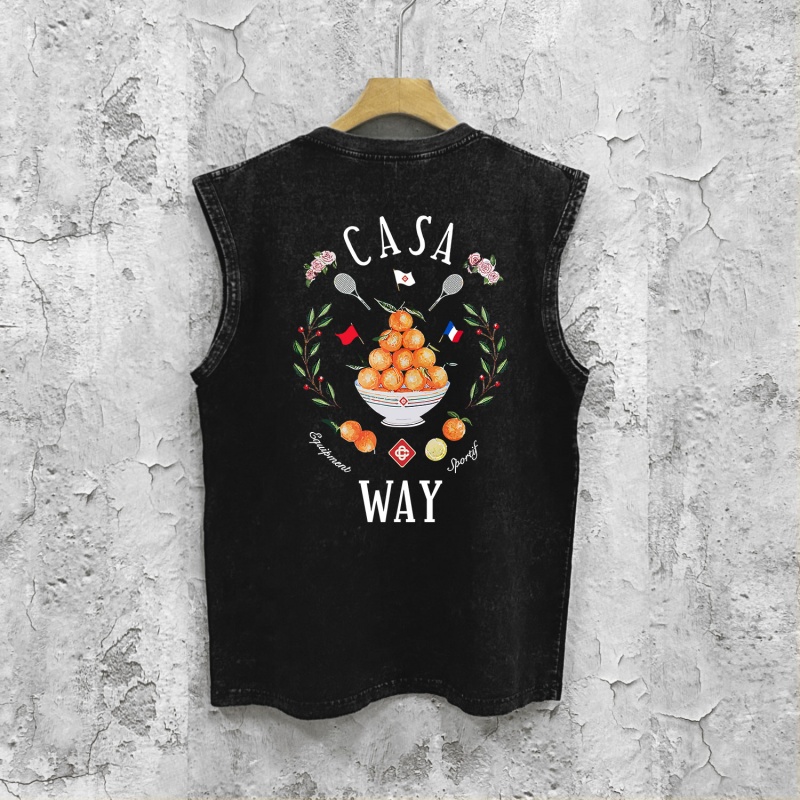 Men Summer Sleeveless T Shirt Designer Graphic Pattern Tanks Tops Casual Daily Wear Outdoor Sporty Tees Vintage Pullover Vest
