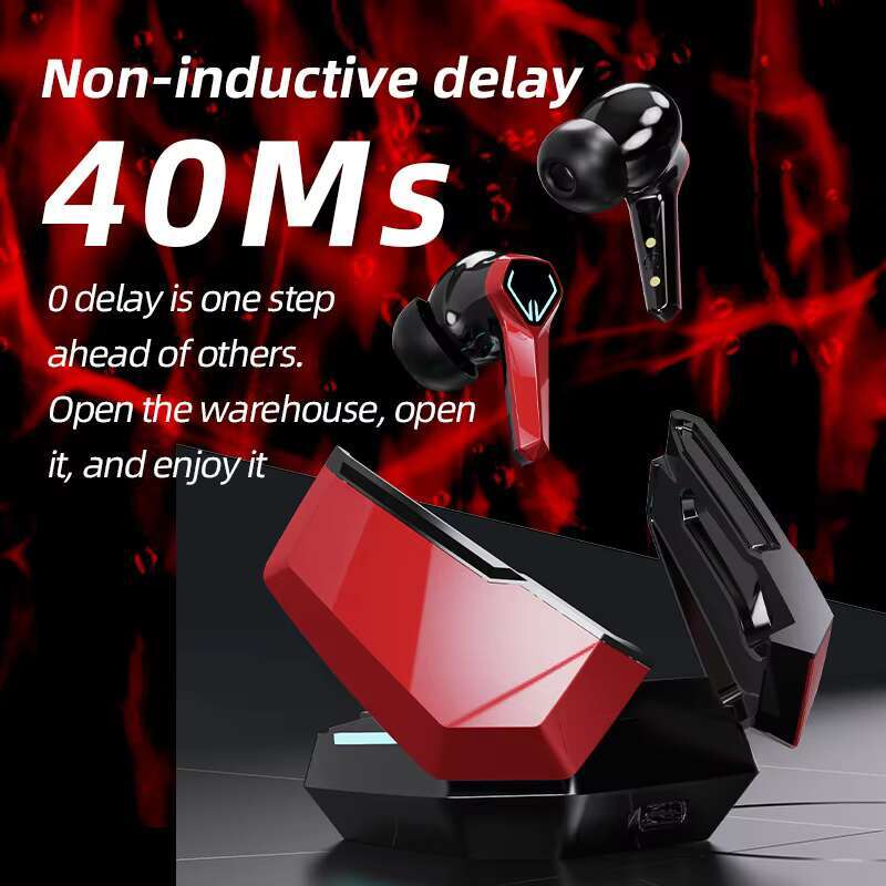 New TWS Gaming Earbuds Cool Scissors Door Esports Wireless Bluetooth Earphones Low Latency Noise Reduction Headphones