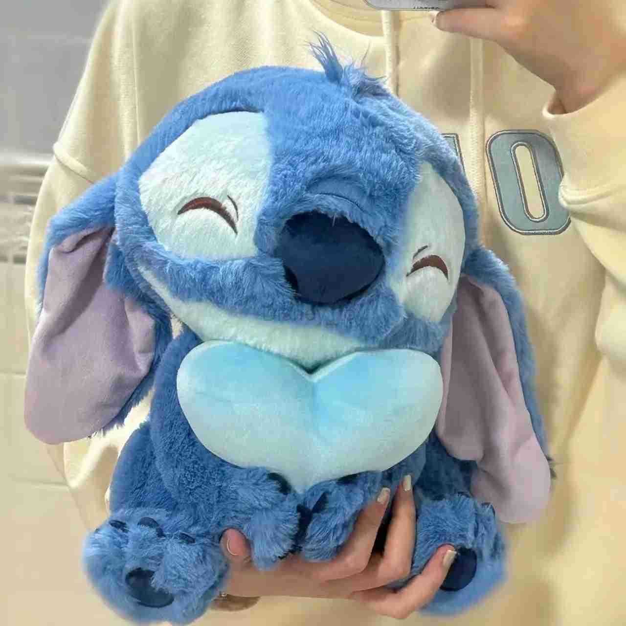 Disney 25-40CM Disney Plush Doll Sewing Lilo Doll Cute Duck Sewing Plush Filling Toy Animation Soft Filling Kawaii Childrens Birthday Gift Y250401