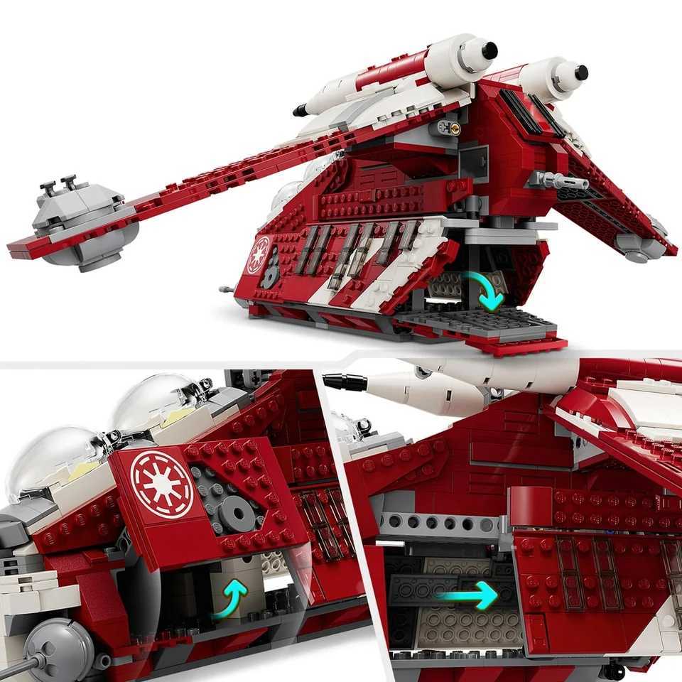 2025 New 1083Pcs Coruscant Guard Gunship Model Creative 75354 DIY Building Blocks for Children Boy Girl Adult Birthday Christmas M251101