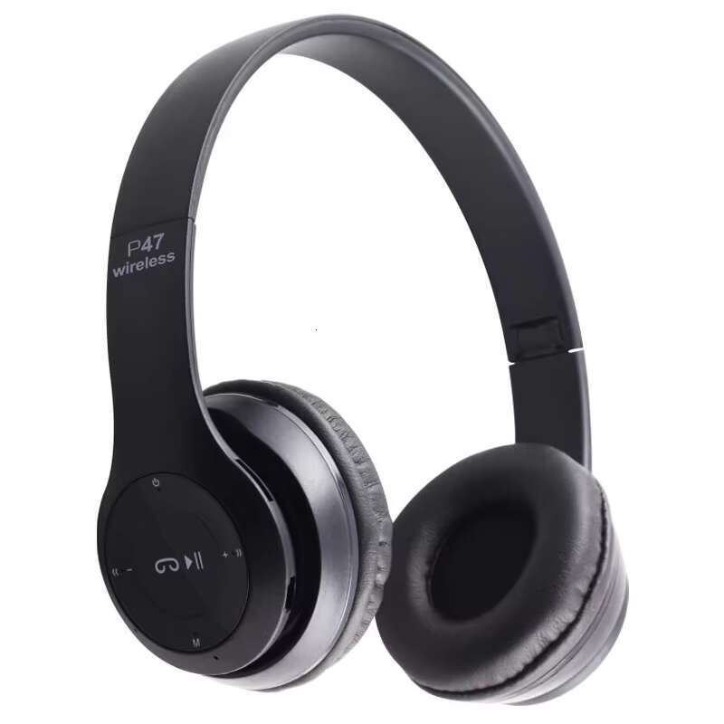 Low Price Trend Stereo with Microphone Aires Headsets P47 Earphone Wireless Headphones