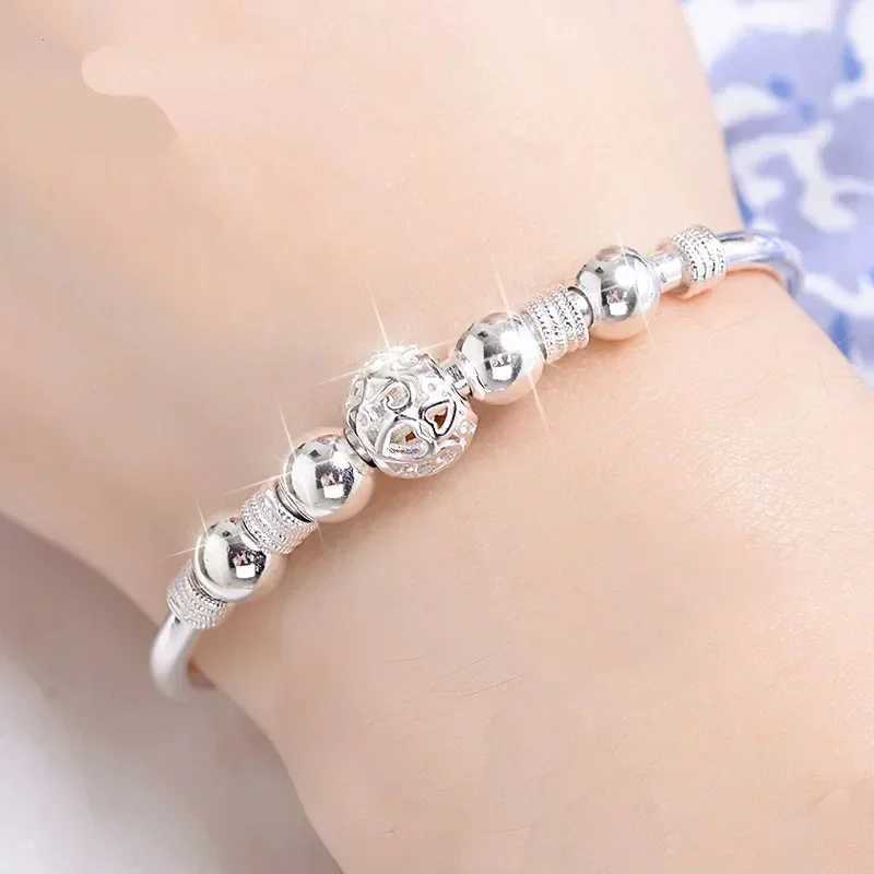 925 sterling silver bracelet double-layer pearl bracelet womens retro luxury design beads Korean jewelry charm bracelet Y250329
