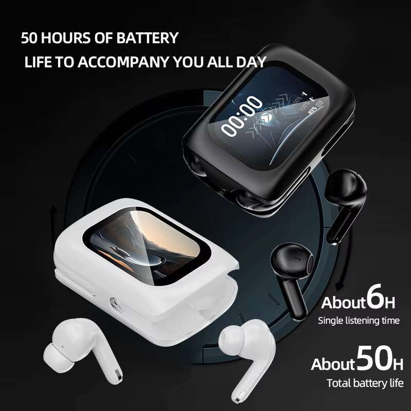 Custom ANC Couple Deep Bass TWS Music Play Cool Wireless Earbuds Tws Earphone for Promotion Gift