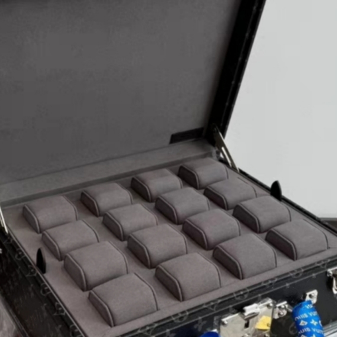 WATCH CASE 1115004 BOX Suitcase mens designer women pouch timepieces travel accessory leather trimmings N48194 M47530 M10262 5 colors m20016 BOX Suitcase10