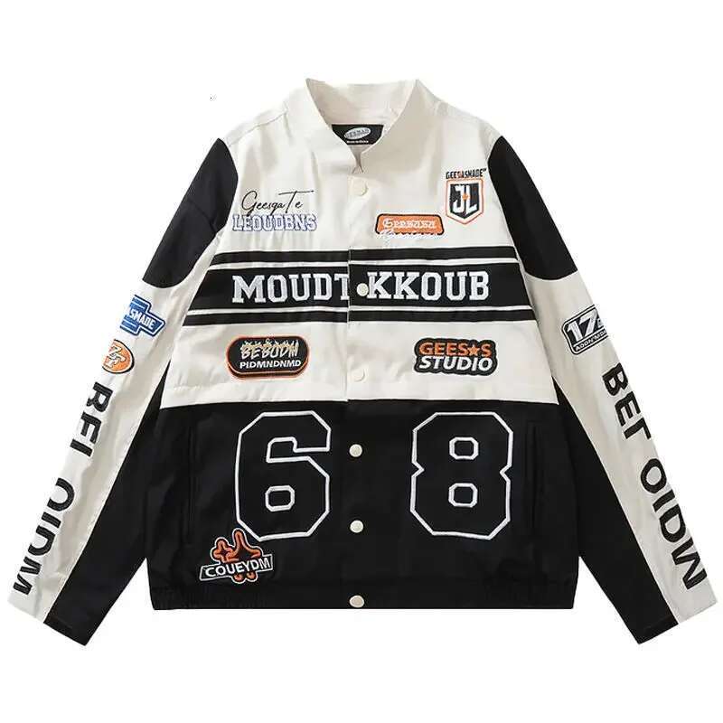 hoodie Women's Wear American Retro Y2k Detachable Motorcycle Baseball Womens Street Hip Hop Trend Wild Couple Casual Loose Jacket Top jacket