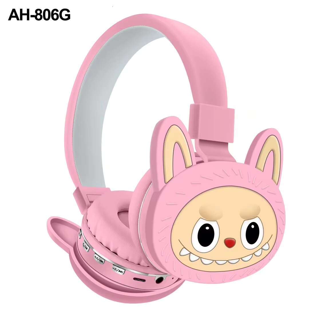 New AH-806G Headset Cartoon Cute Children's Headwear Blue Tooth Headphones Stereo Foldable Wireless Earphones Factory Wholesale