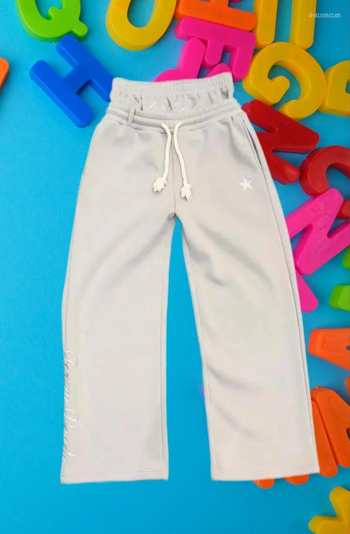 Men's Pants Y2K Loose Double Waist Casual American Gothic Solid Color Letter Embroidered Sweatpants Hip Hop Trend Drawstring Trousers