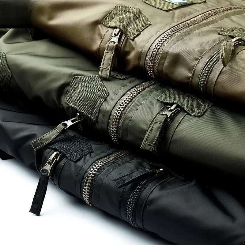 Baseball Jacket Ma-1Functional Bomber Autumn 2025 Retro Oversized Baseball Suit Coat Brand Clothing Men's Short Jacket Men Clothing