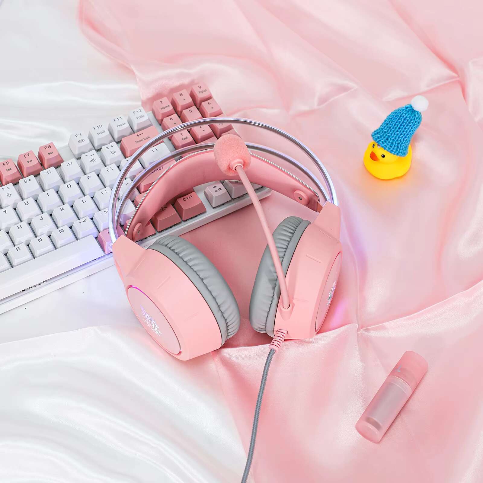 X15 Pro RGB Colorful Luminous Earphones with HD Flexible Microphone 3.5mm Wired Gaming Stereo Headphones for PS5 Mobile Computer