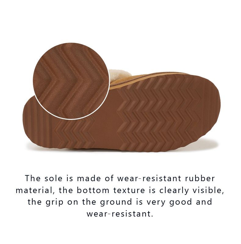 D.Hive Free shipping fur slippers for women, fashionable and versatile all-in-one fur boots, winter new style, one-foot warm cotton slippers, a size s