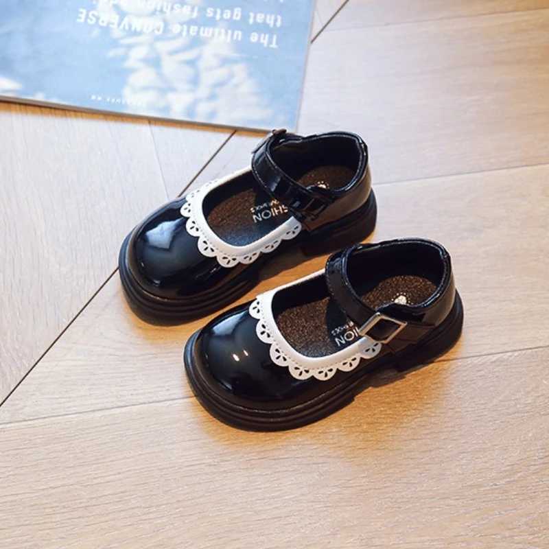 Girls leather shoes autumn new girl princess shoe lace shoes for girl stylish children single shoe comfortable kids shoes T251101