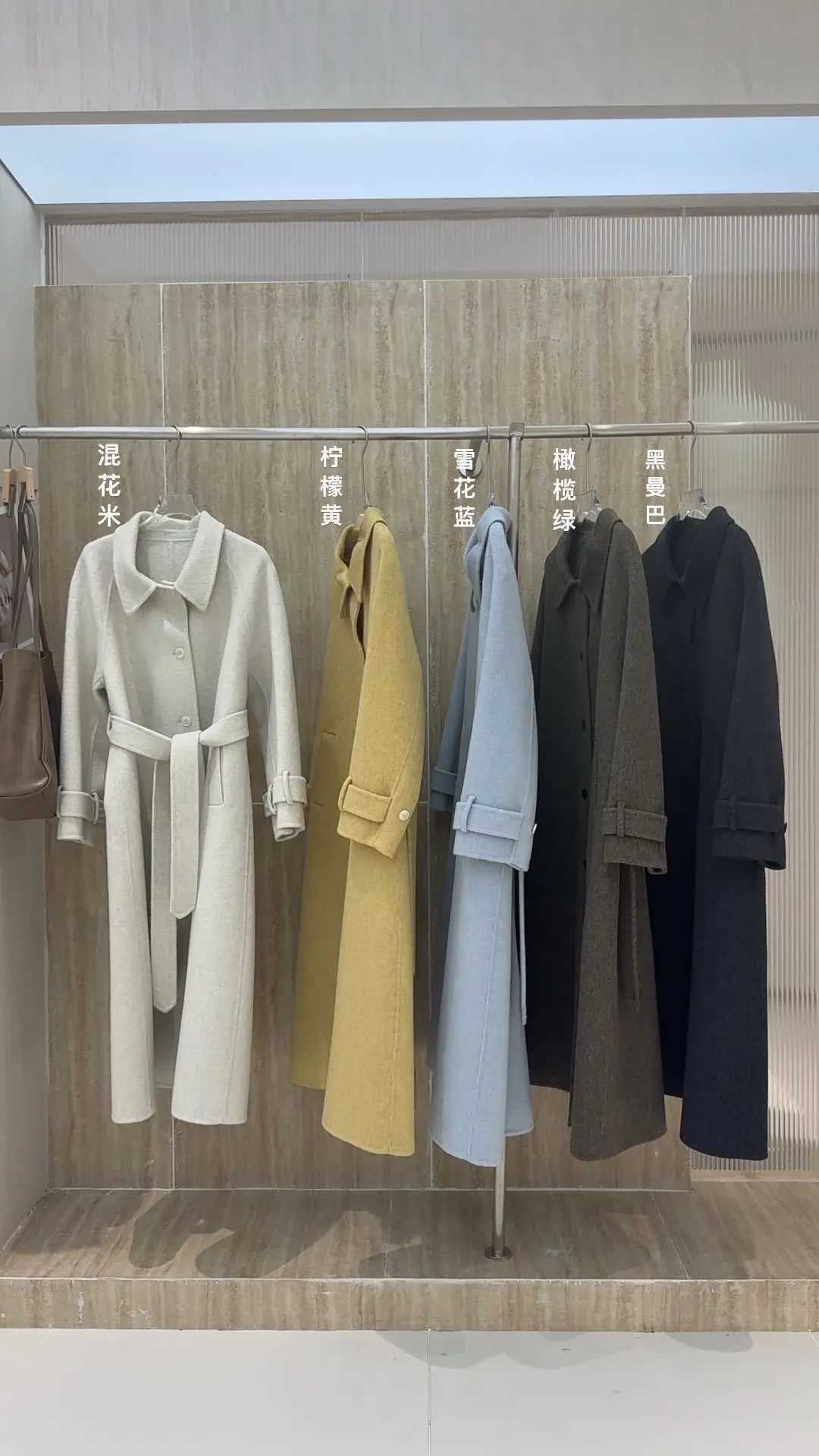 BJTZ 2025 Autumn Winter New Loose MidLength DoubleSided For Women Woolen Oversized DoubleSided Wool Coat JacketT251101