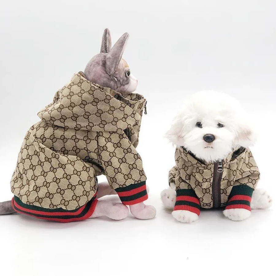 Brand Designer Letters Printed Dog Apparel Cloth Fashion Cowboy Denim Hoodies Cats Dogs Animals Jackets Outdoor Casual Sports Pets Coats Clothes Acces