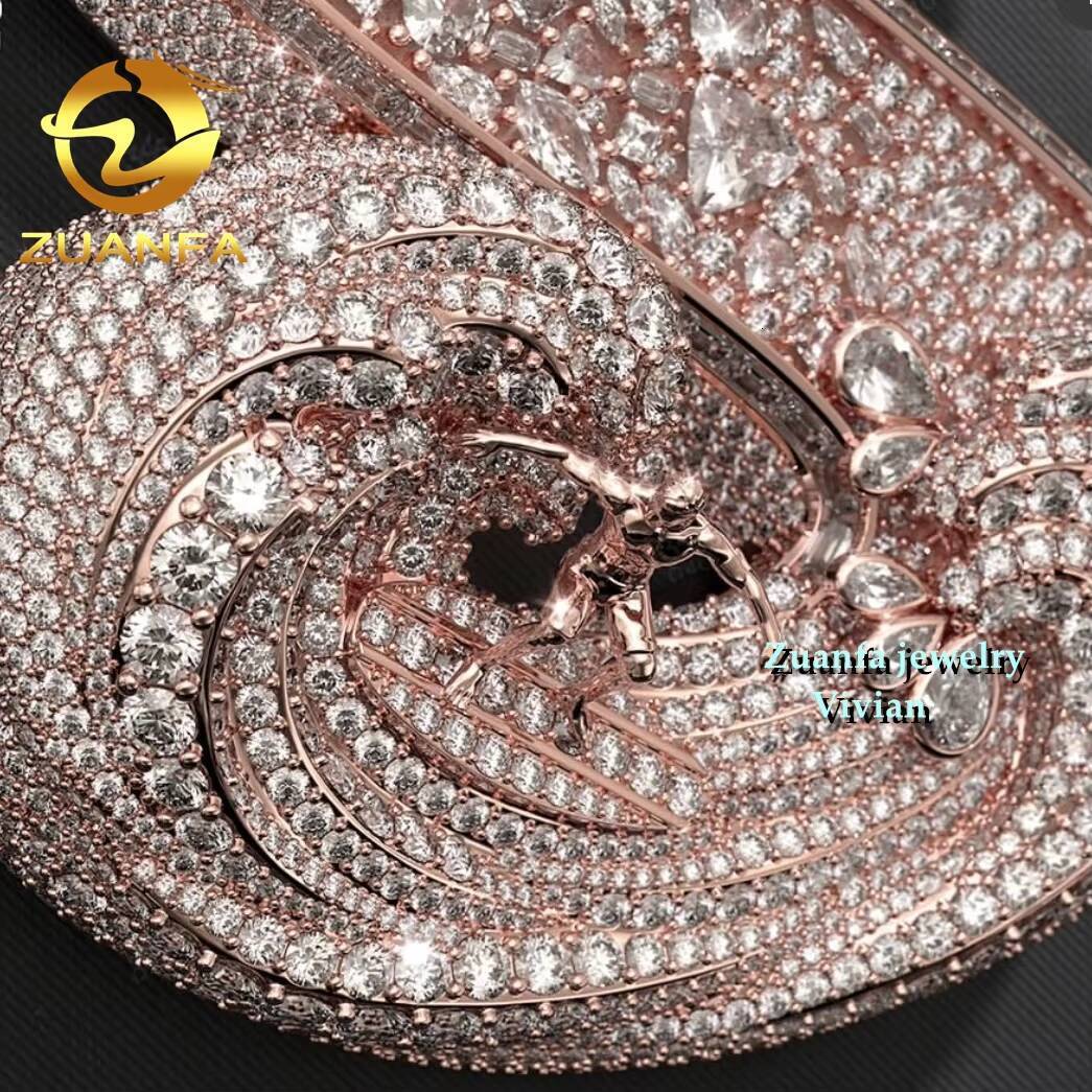 Custom Hip Hop Pendant VVS Moissanite Luxury Siler 925 Fine Jewelry Iced Out Fashion Custom Letter Pendant