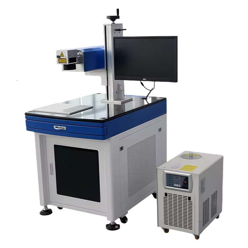UV-10 10W UV Laser hine 355nm with 150mm Lens Water Chiller for Marking Bluetooth Headphones