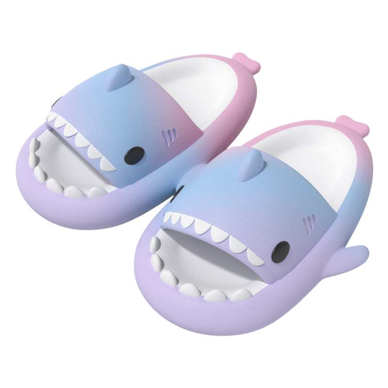 hot free shipping designer shoes Shark slippers for kids summer outdoor indoor comfortable blue pink sandals