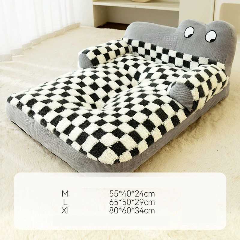 Warm Dog Sofa Bed Winter Pet Dog Cat Bed Sleeping House Kennel Mat Cat Puppy Mattress Pet House Cushion For Small Large Dogs C251101