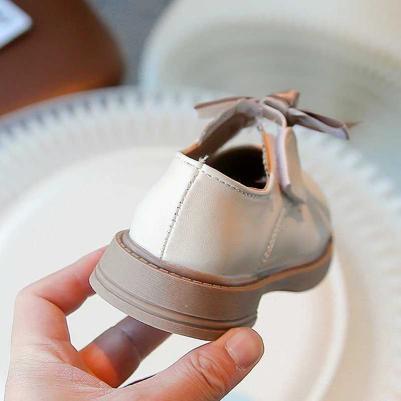 Girl Shoes Children Leather Shoes Black Soft Sole Versatile Princess Shoes Mary Janes Shoe Kid Shoe for Girl T251101